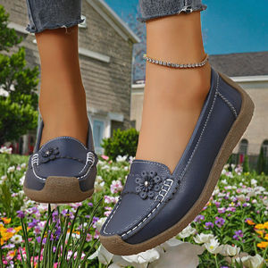 Chaussures plates décontractées pour femmes en gros, style original et tendance pour l'automne, légères, à enfiler, en jute et caoutchouc - Product Image 3