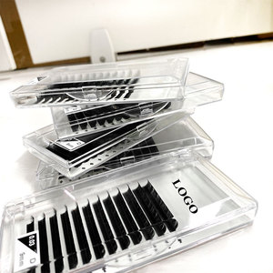 Vente en gros de recourbe-cils individuels Marque privée 3D Boîte Bande Emballage de vison Faux cils Extensions de haute qualité YSE Privé - Product Image 2