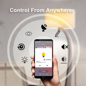 Bilihondim UK Matter Smart Home <span class=keywords><strong>Variateur</strong></span> Rotatif 1 Canal Plug and Play Contrôle Sans Fil pour Lampe de Bureau et Lampe sur Pied <span class=keywords><strong>avec</strong></span> Démarrage Progressif - Product Image 4
