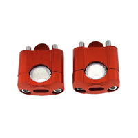 Adaptor Pengangkat Stang Motor KB 22MM/28MM Konversi CNC Alloy Cocok untuk KYMCO/Yamaha/John Deere
