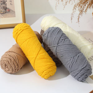 Sciarpa 100% in acrilico di alta qualità filato Super morbido filato Anti-Pilling per la lavorazione a maglia del modello tinto per cucito e tessitura - Product Image 2