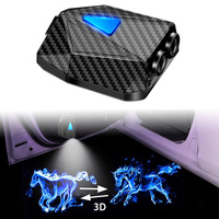 Lumière de Bienvenue Automatique Dynamique PUERXIN Rechargeable Spot Laser Shadow Badge Lampe Emblème de Porte de Voiture Logo LED Projecteur de Courtoisie