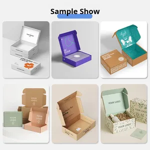 Boîte rectangulaire en carton ondulé extra-résistant, personnalisable, avec impression UV recto-verso, couleur Pantone, pour l'expédition transfrontalière - Product Image 3