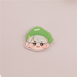 Broche Acrílico de <span class=keywords><strong>Jungkook</strong></span> del Grupo <span class=keywords><strong>Idol</strong></span> de Kpop Bangtan Boys, Pins Acrílicos en Oferta - Product Image 6