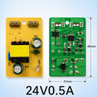 Cartes d'alimentation personnalisées de qualité 24V 0.5A 12W avec régulation OCP OTP, performance stable, pour remplacement et réparation