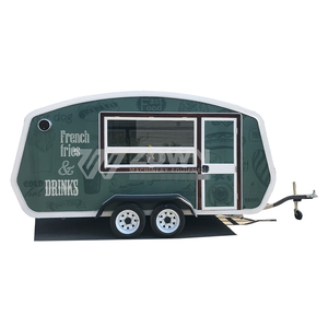 Innovatively designed mobile food trucks, fully equipped food trucks, <b>trailer</b>-style food trucks. - Product Image 6