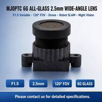 Objectif optique 3,6 mm pour caméras embarquées, objectif intelligent à vision robotique IA 6G 160 degrés, fabricants chinois d'objectifs MJOPTC