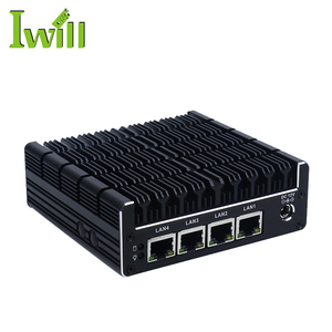 Pc Mini Barebone Cỡ Nhỏ Máy Tính Mini Không Quạt Lõi Tứ J3160 4 Cổng Ethernet Pfsense Mini Pc - Product Image 4