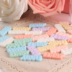 Pegatinas de letras de resina EVA para bebés, para decoración de teléfonos, manualidades, accesorios de bricolaje - Product Image 3