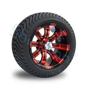 215/35-12 ATV Pneus com 12 polegadas Jantes 4-Pry Tubeless Tries e Rodas para Carrinho de Golfe