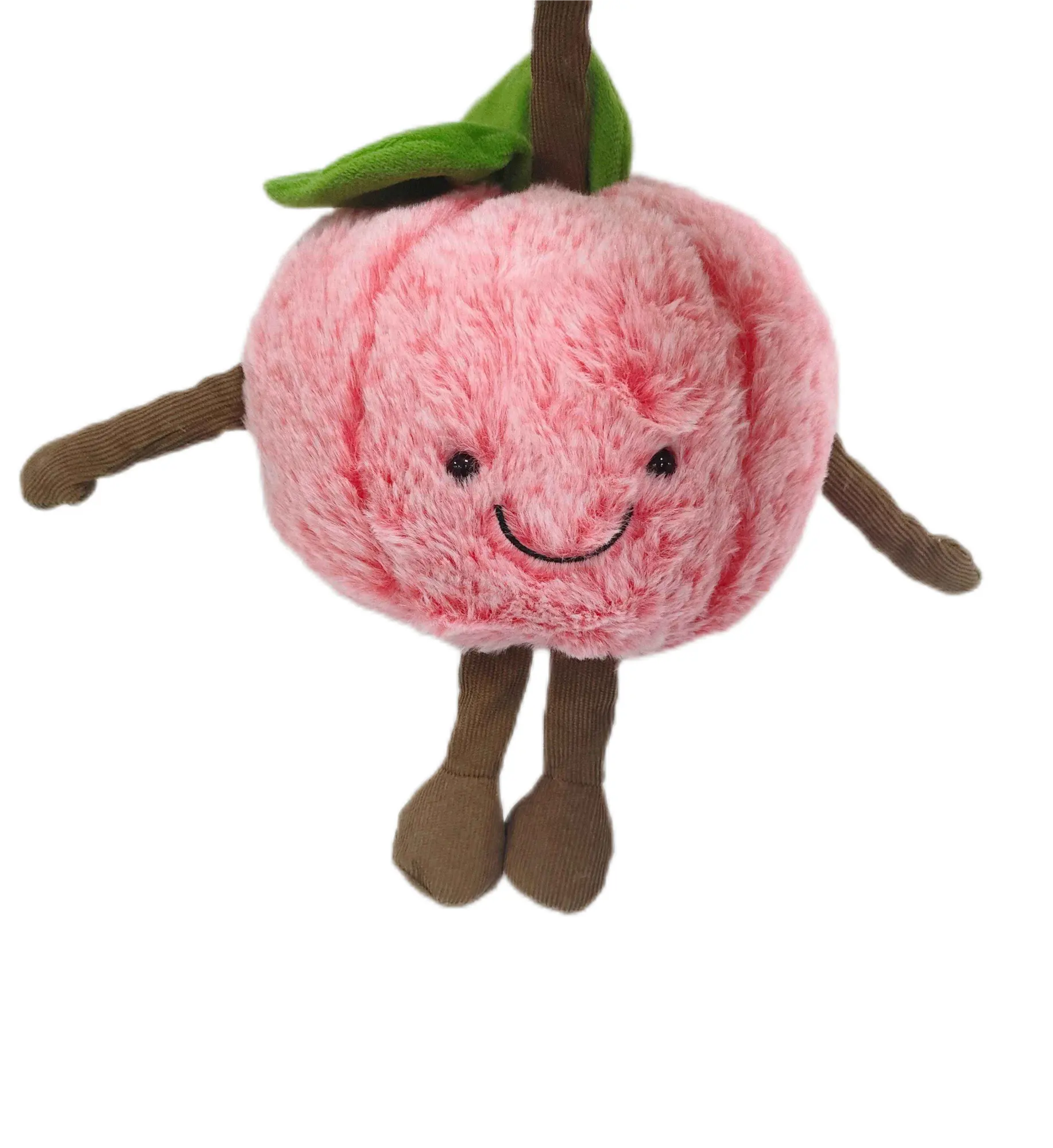 Brinquedo de pelúcia cereja fruta vermelha boneca presente de aniversário infantil