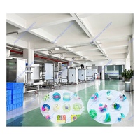 TC Chine Perles de savon à lessive électrique à haute productivité Ligne de production de traitement complète avec moteur de pompe à noyau PLC