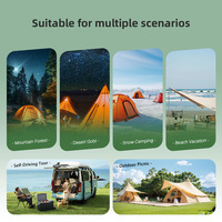 Matelas Gonflable Portable pour Camping, Tapis de Couchage Extérieur, Lit de Camping Simple, Pompe à Pied Intégrée TPU 15cm, Forme Rectangulaire
