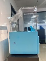 Nouvelle machine à barbe à papa semi-automatique de table avec motif floral |   Compact pour les cafés et les événements |   Utilisation facile, haute efficacité