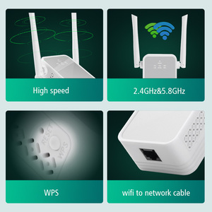 Répéteur <span class=keywords><strong>WiFi</strong></span> 1200mbps <span class=keywords><strong>connexion</strong></span> <span class=keywords><strong>à</strong></span> <span class=keywords><strong>distance</strong></span> 2.4GHz 5.8GHz amplificateur de signal double bande amplificateur d'extension de fréquence pour routeur 4g - Product Image 4