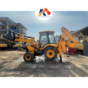 Chargeuse sur pneus d'occasion, rétrocaveuse 4x4 3cx, mini tracteur JCB 3cx avec chargeur frontal - Product Image 1