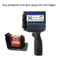 Imprimantes Jet d'Encre Portatives 50mm Grand Caractère pour Codage, Fournissant l'Impression Automatique d'Étiquettes, Imprimantes Jet d'Encre Couleur Portatives Tout Compris
