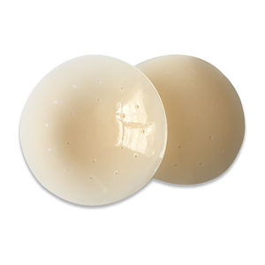 Frauen träger lose Silikon Nippel Abdeckung 8cm Grippe Brust Pasteten Unsichtbare atmungsaktive Haut Nahtlose Brust mit Loch - Product Image 1