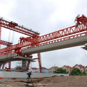 100ton Railway Bridge Girder launching gantry Erecting crane