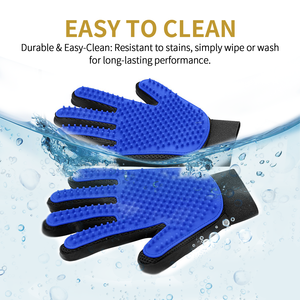 Guanto da toelettatura personalizzato professionale per cani da compagnia di alta qualità all'ingrosso - Product Image 5