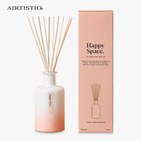 Diffuseur de roseaux de luxe personnalisé, étiquette privée, diffuseur d'huile essentielle florale populaire, bouteille diffuseur de roseaux