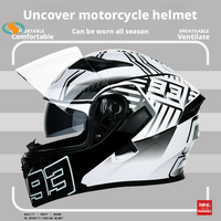 Casques de moto modulaires multicolores, casque de motocross rabattable en ABS, nouveau, toutes saisons, garantie 1 an