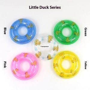 Bouée gonflable canard jaune pour enfants, écologique, petite taille, accessoire de plage et de sable, jouet aquatique - Product Image 2