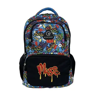 Back To School Primary School Backpack Kids Fashion School Bag With Cartoon Pattern For Girls