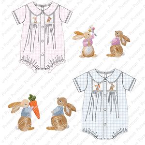 <span class=keywords><strong>Bambini</strong></span> ragazze primavera estate abiti bavaglino smerlato abbigliamento con girandola Smocked <span class=keywords><strong>bambini</strong></span> abbinati vestito <span class=keywords><strong>Applique</strong></span> - Product Image 5