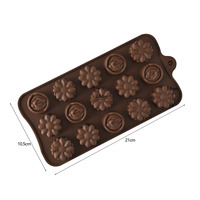 Moule à chocolat rectangulaire en silicone, antiadhésif, sans BPA, certifié LFGB Platinum, en promotion