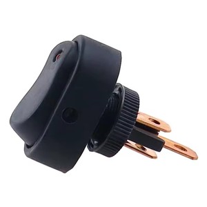 Interruptor Basculante QAO ASW-20D 30A 12VDC para Auto/Barco, Encendido/Apagado con Luz LED, Iluminado en Rojo, Verde, Azul y Amarillo - Product Image 2