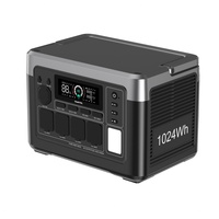 Station d'alimentation Oukitel P1000 Plus 1800W, alimentation 1024Wh, entrée solaire maximale 500W, contrôle par application, stock UE, États-Unis, Japon