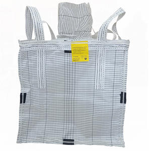 Sac en vrac FIBC conducteur antistatique de type C |   Facteur de sécurité 5:1 |   Super sac pour ciment, <span class=keywords><strong>sable</strong></span>, produits chimiques et minéraux 1000 kg - Product Image 4