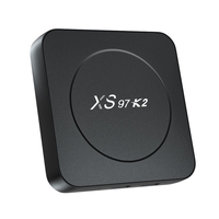 Nouvelle conception XS97 K2 BT TV Box H.265 HEVC ARM Cor Tex-A53 Allwinner H313 Décodeur Android 10.0 4K Smart TV Box Double WiFi