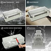 Boîte de jonction étanche en plastique PV pour extérieur IP67, boîte de distribution électrique, boîte électrique étanche
