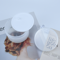 Pot cosmétique rond en plastique PP vide avec couvercle pour crème visage et beurre corporel