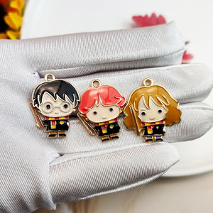 Breloques Kawaii en métal de Style de dessin animé mignon pour bricolage, boucle d'oreille, Bracelet, fabrication de bijoux - Product Image 4