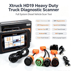 เครื่องสแกนวินิจฉัยรถบรรทุกหนัก Xtruck HD19, เครื่องมือสแกนรถบรรทุกดีเซลระบบเต็มรูปแบบ พร้อมฟังก์ชันฟื้นฟู DPF, ตัดหัวฉีด, Spe - Product Image 1