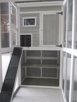Grande maison pour chat en bois, pièces, grande zone de couchage, maison de jeu