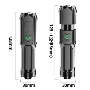 Emergency Light Rechargeable Mini Flashlight Bright Electric Torch Tactical Flashlight