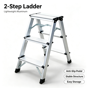 Échelle pliante en aluminium de <span class=keywords><strong>grande</strong></span> <span class=keywords><strong>taille</strong></span>, échelle en A à haute portée pour l'entretien - Product Image 4