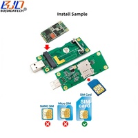 Adaptateur sans fil USB 2.0 Type-A vers Mini PCI-E MPCIe avec 1 emplacement pour carte SIM pour module modem 3G 4G LTE WWAN GSM en stock