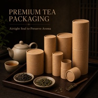 Emballage personnalisé en tube de papier kraft de qualité alimentaire écologique pour gâteaux et desserts, boîte cylindrique en carton de luxe, boîte à cheesecake