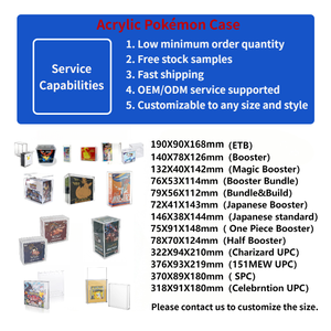 強力マグネットクリアアクリルETBディスプレイケース進化ブースターボックスプロテクターアクリルディスプレイケース強力な磁気蓋 - Product Image 6