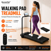 Caminadora Plegable con Inclinación, Equipo de Gimnasio en Casa, Máquina de Entrenamiento Cardiovascular, Entrenador de Fitness