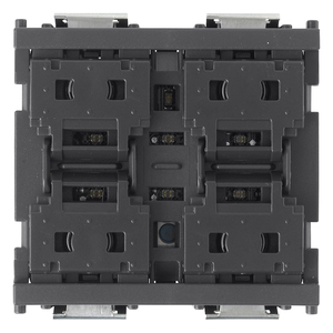 Control de Cuatro Botones KNX Gris 11.2x9.6x9.8 Cm Automatización del Hogar Inteligente - Product Image 1