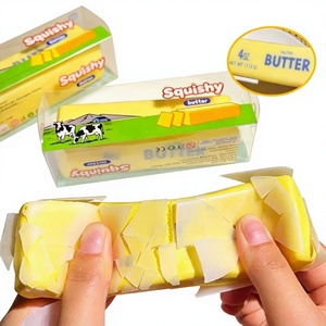 Neuer grenzüberschreitender Bestseller: Knuspriger gelber Creme-Stick – Squishy-Food-Spielzeug mit langsamem Rückprall, Textur-Stressball aus PU für Erwachsene - Product Image 1