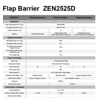 Torniquete de seguridad OEM con barrera abatible, motor sin escobillas de acero inoxidable 304, protección IP54, acceso por código QR, anticolisión y control de velocidad