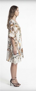 Robe longue africaine en viscose pour femme, style caftan, tunique, poncho, kimono, coupe ample, aspect satiné soyeux, tenue de vacances bohème - Product Image 2