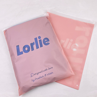 Sac en plastique givré personnalisé, sauvage et libre, à fermeture éclair, Transparent, emballage en plastique pour vêtements, avec Logo de marque